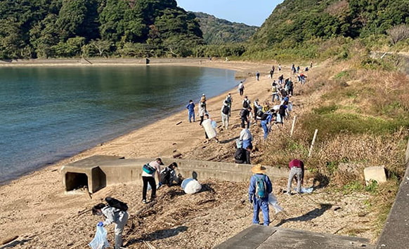 清掃活動の様子